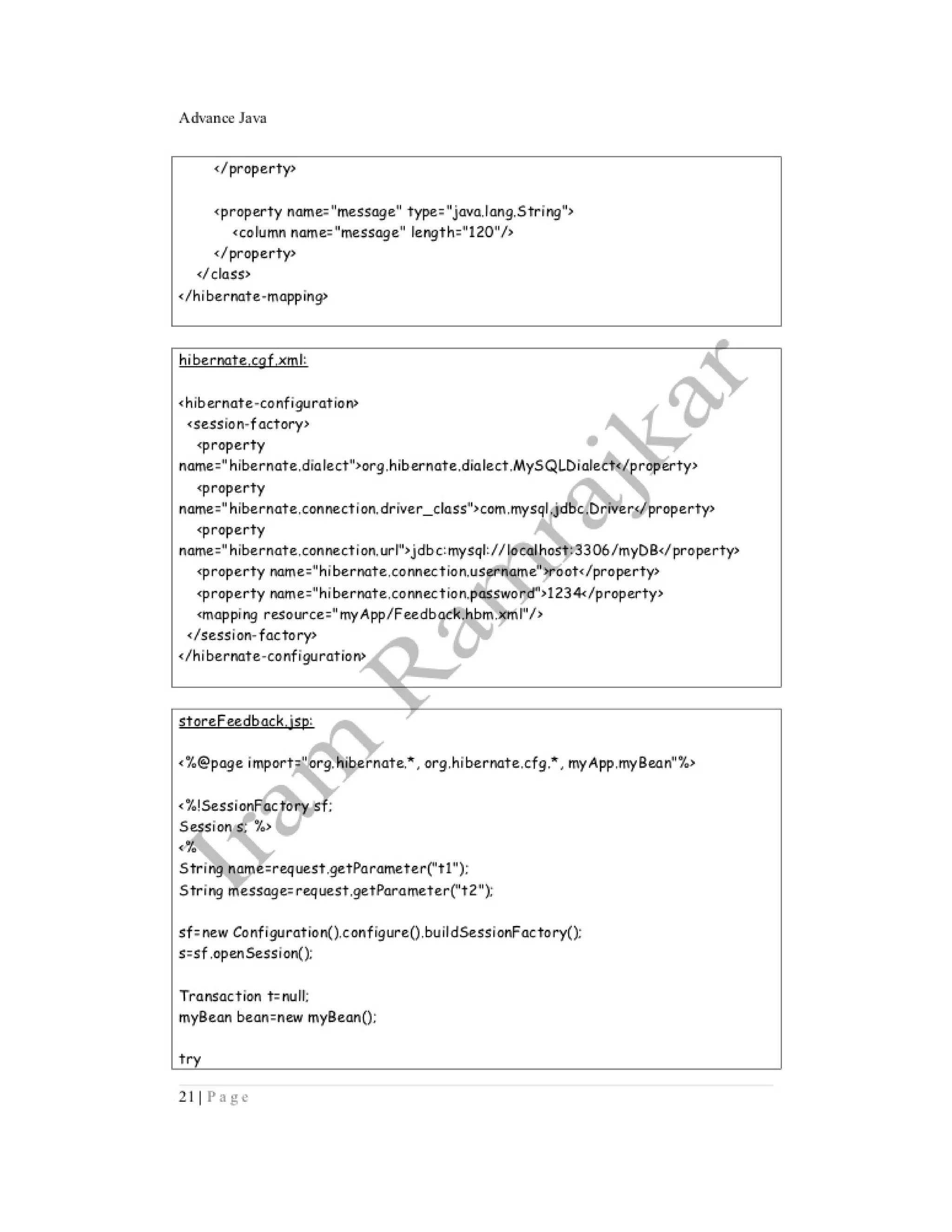 Advance java practical ty bscit sem 5