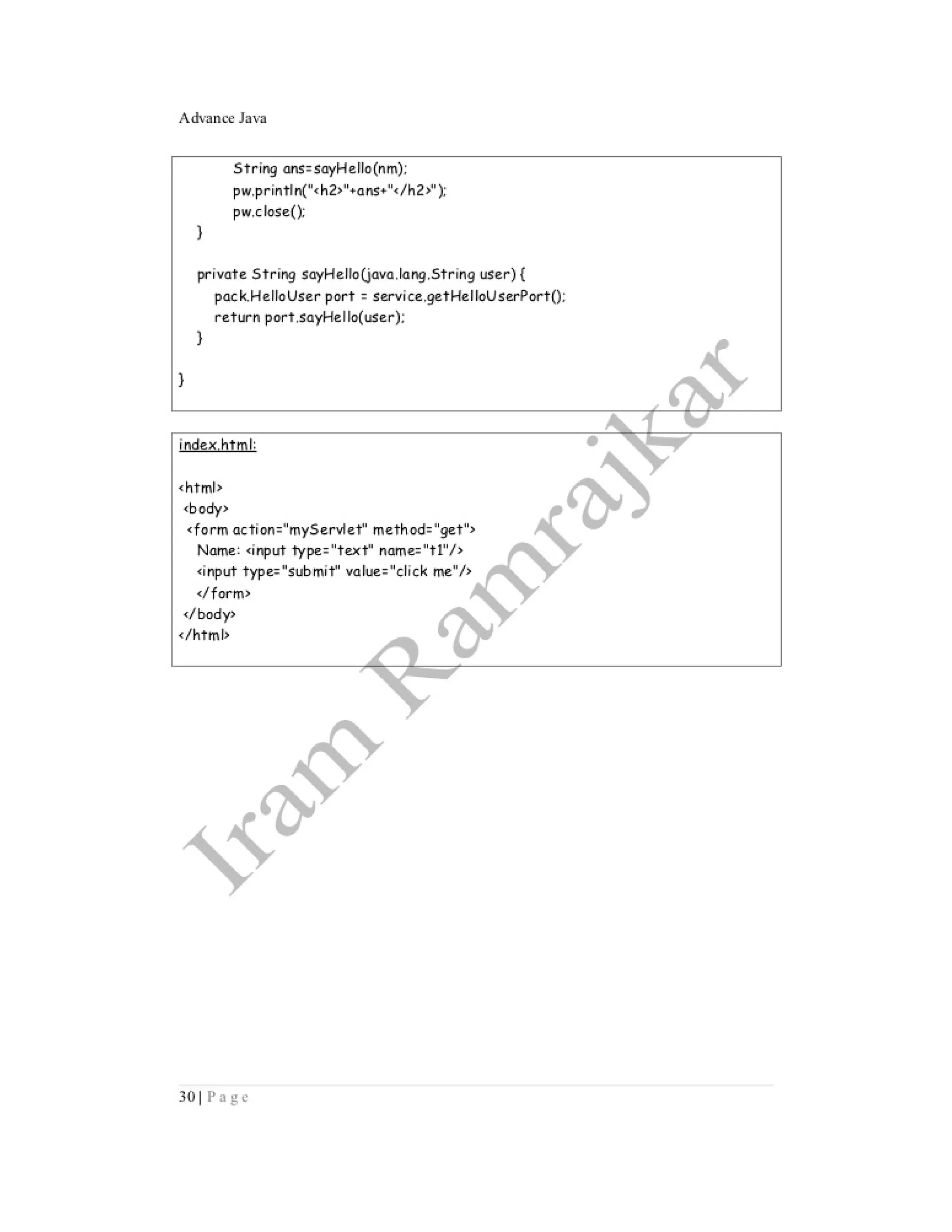 Advance java practical ty bscit sem 5