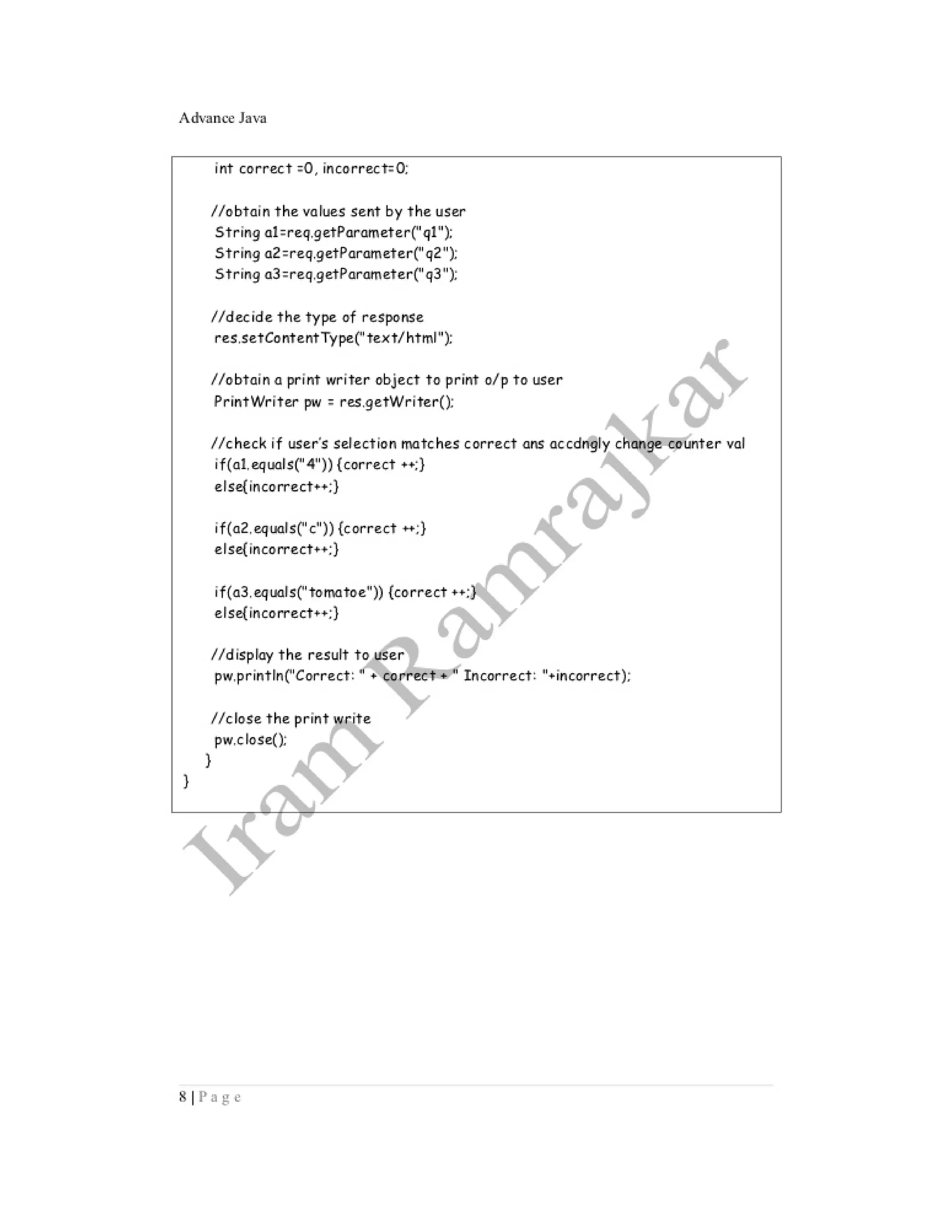 Advance java practical ty bscit sem 5