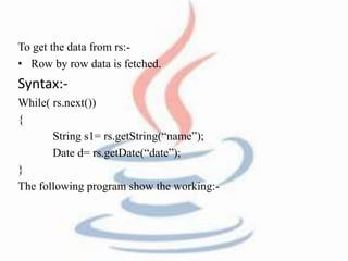 Advance Java Topics (J2EE) | PPTX