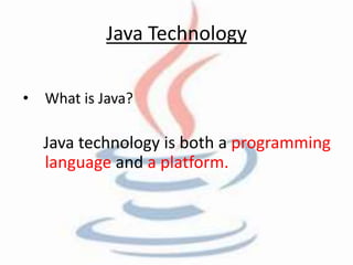 Advance Java Topics (J2EE) | PPTX