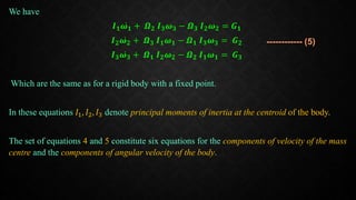 Rigidity In Space Example MOTION OF A RIGID BODY IN SPACE | PPTX