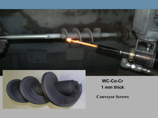 WC-Co-Cr
1 mm thick
Conveyor Screws
 