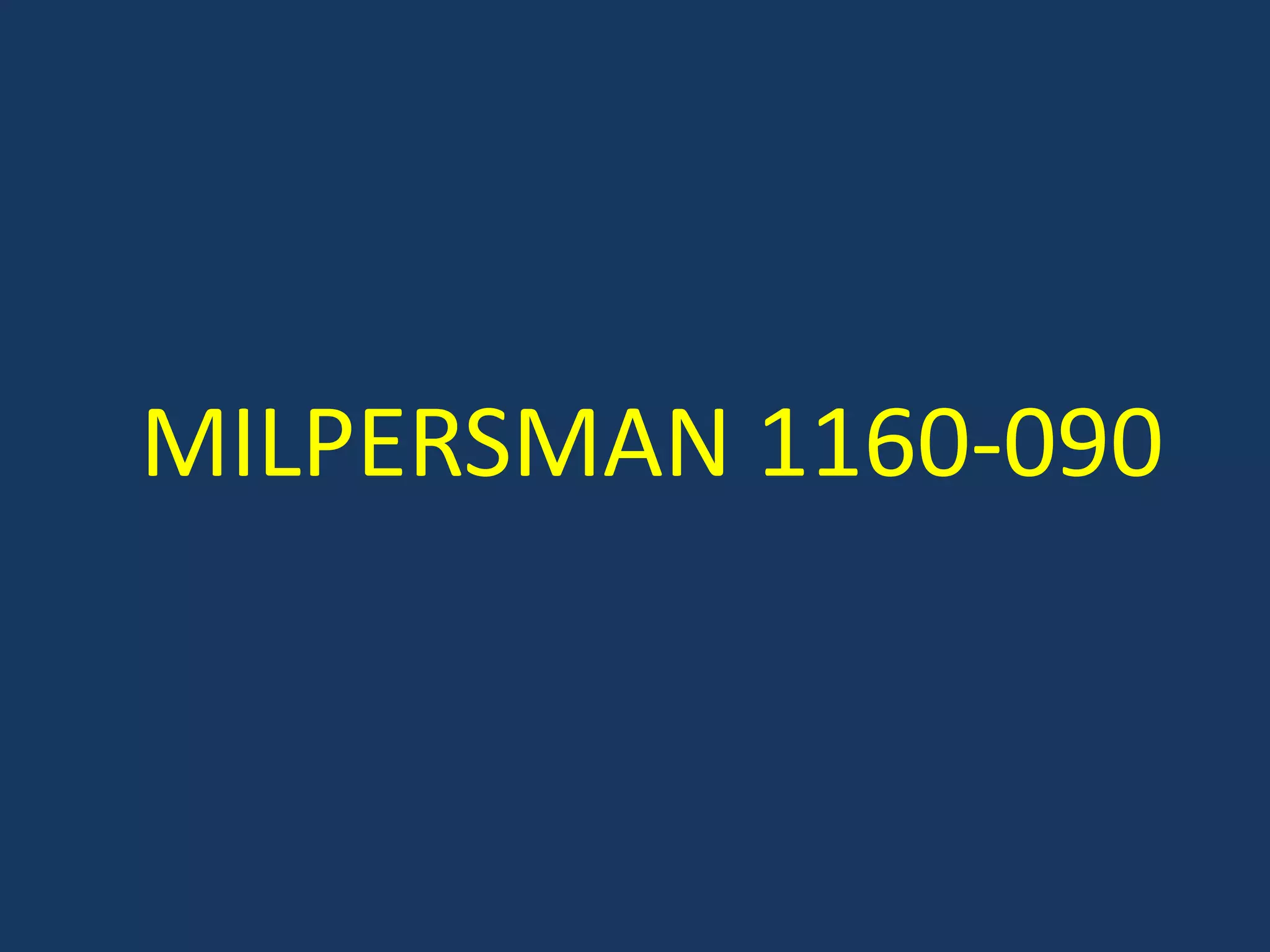 MILPERSMAN 1160-090