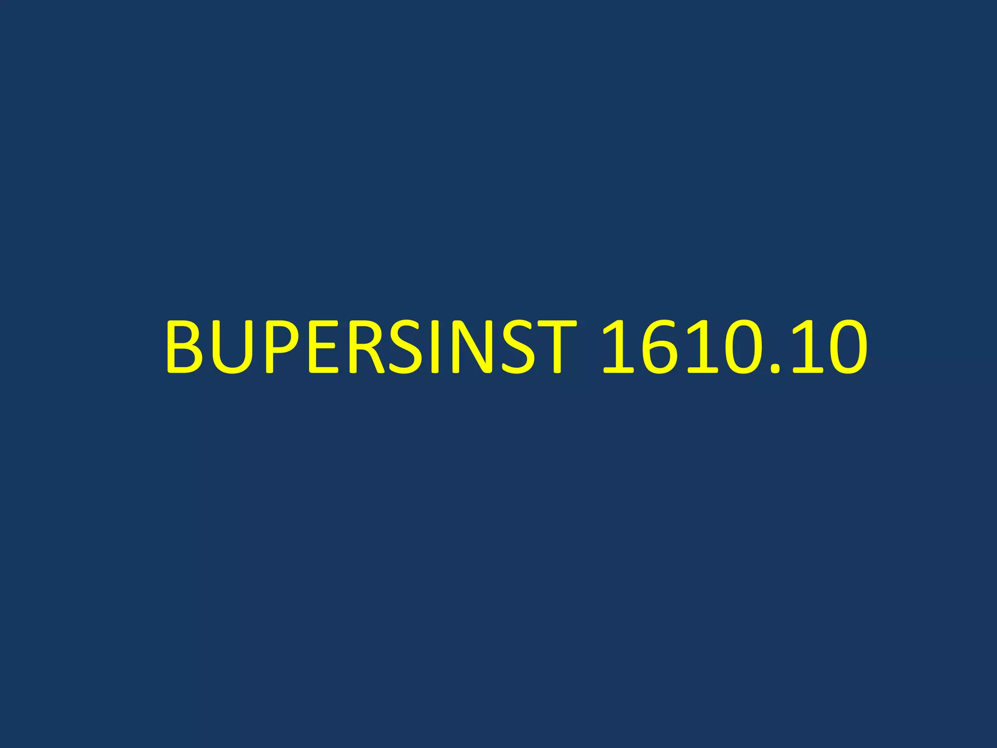 BUPERSINST 1610.10