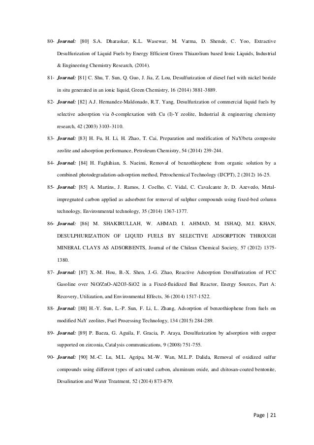 Advancements In Diesel Desulphurization Pdf