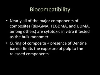 Advancements in resin composites | PPTX