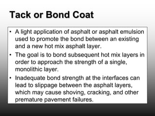 Advancements In Tack Coats 2011 | PPTX