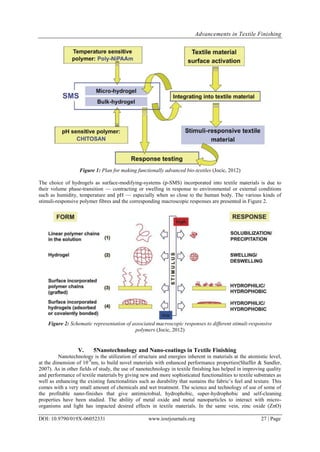 Textiles Response Samples advanced Textile Finishing production book | PDF