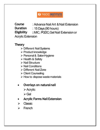 Professional Nail Art Course