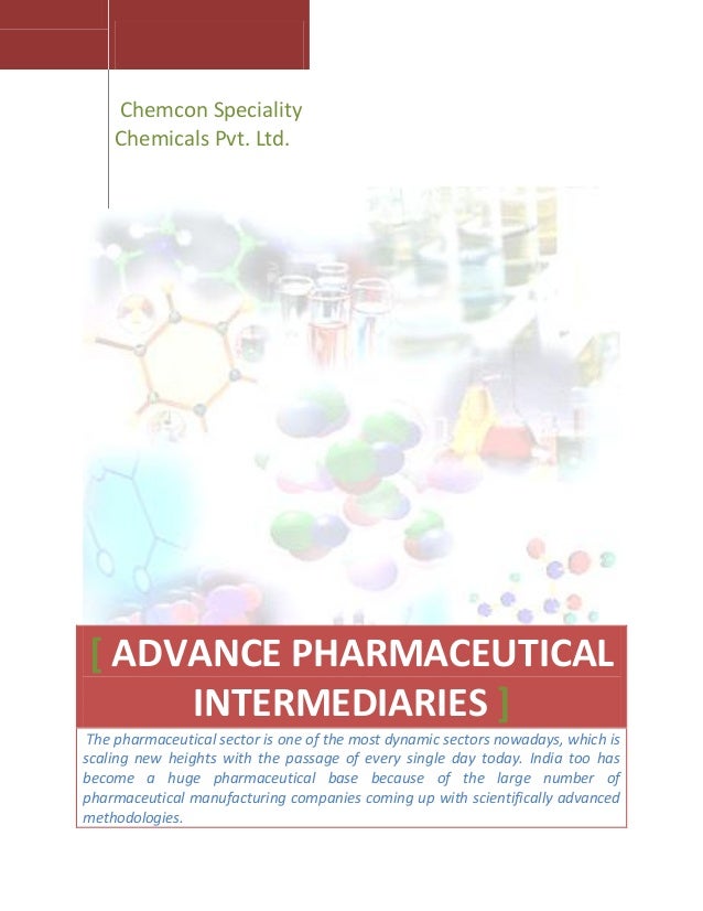 Advance pharmaceutical intermediaries