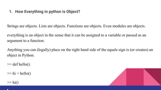 Advance python | PPTX