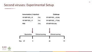 New developments in vaccines against African swine fever