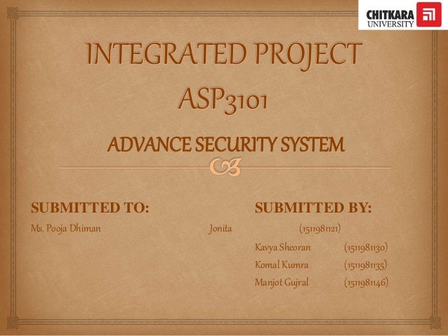 Advance Security System Ppt