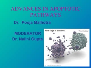 ADVANCES IN APOPTOTIC PATHWAYS ,[object Object],[object Object],[object Object]