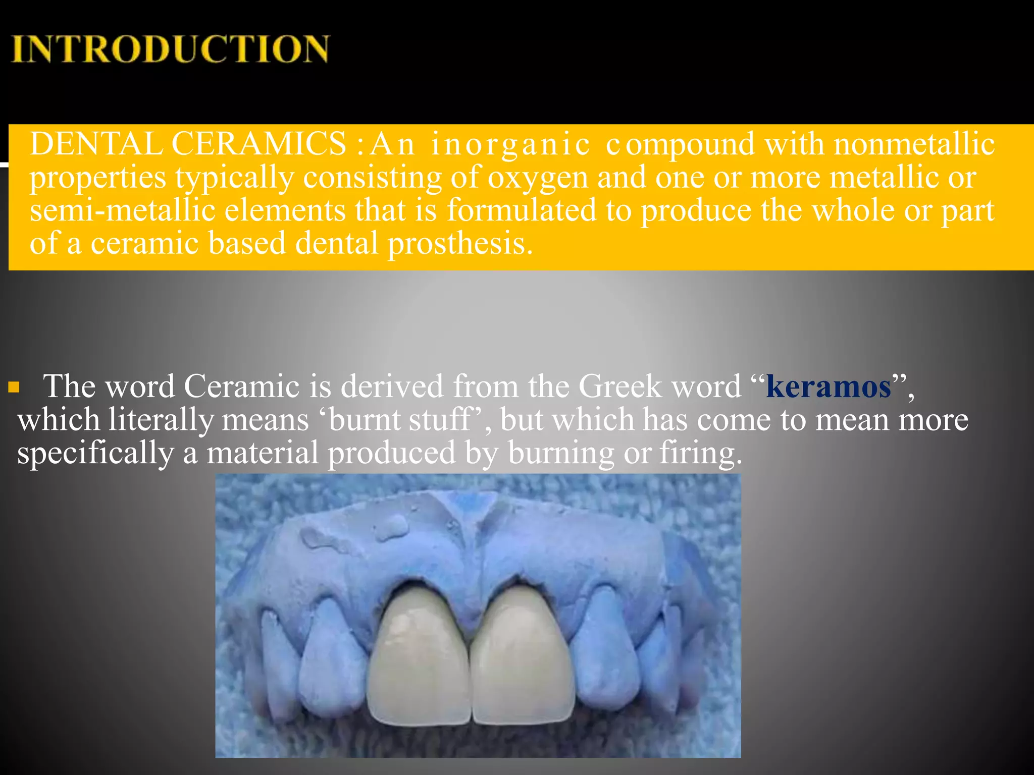 Recent Advances in Dental Ceramics | PPTX