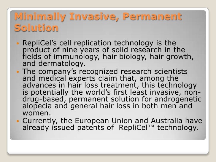 Advances in hair loss treatment