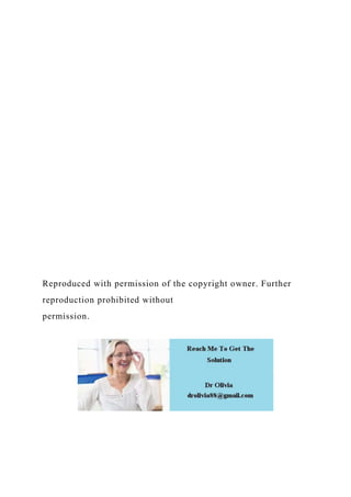 Reproduced with permission of the copyright owner. Further
reproduction prohibited without
permission.
 