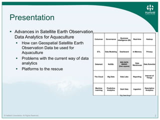 © Hatfield Consultants. All Rights Reserved. 2
Presentation
 Advances in Satellite Earth Observation
Data Analytics for A...