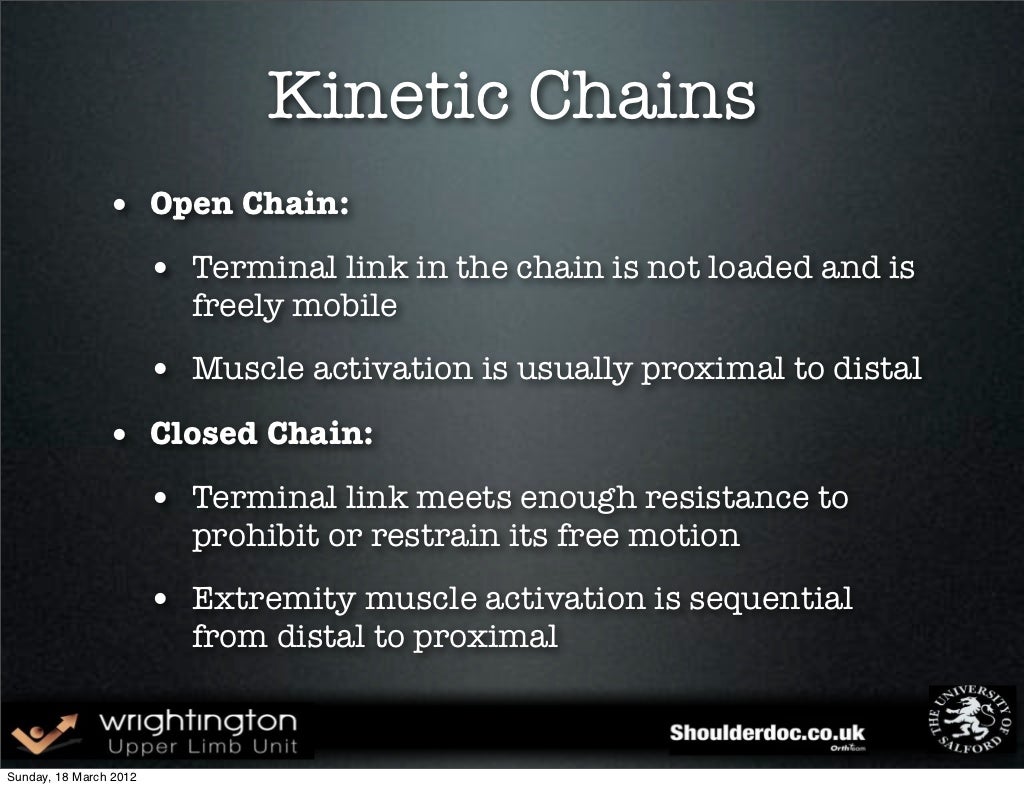 Chains • Open Chain