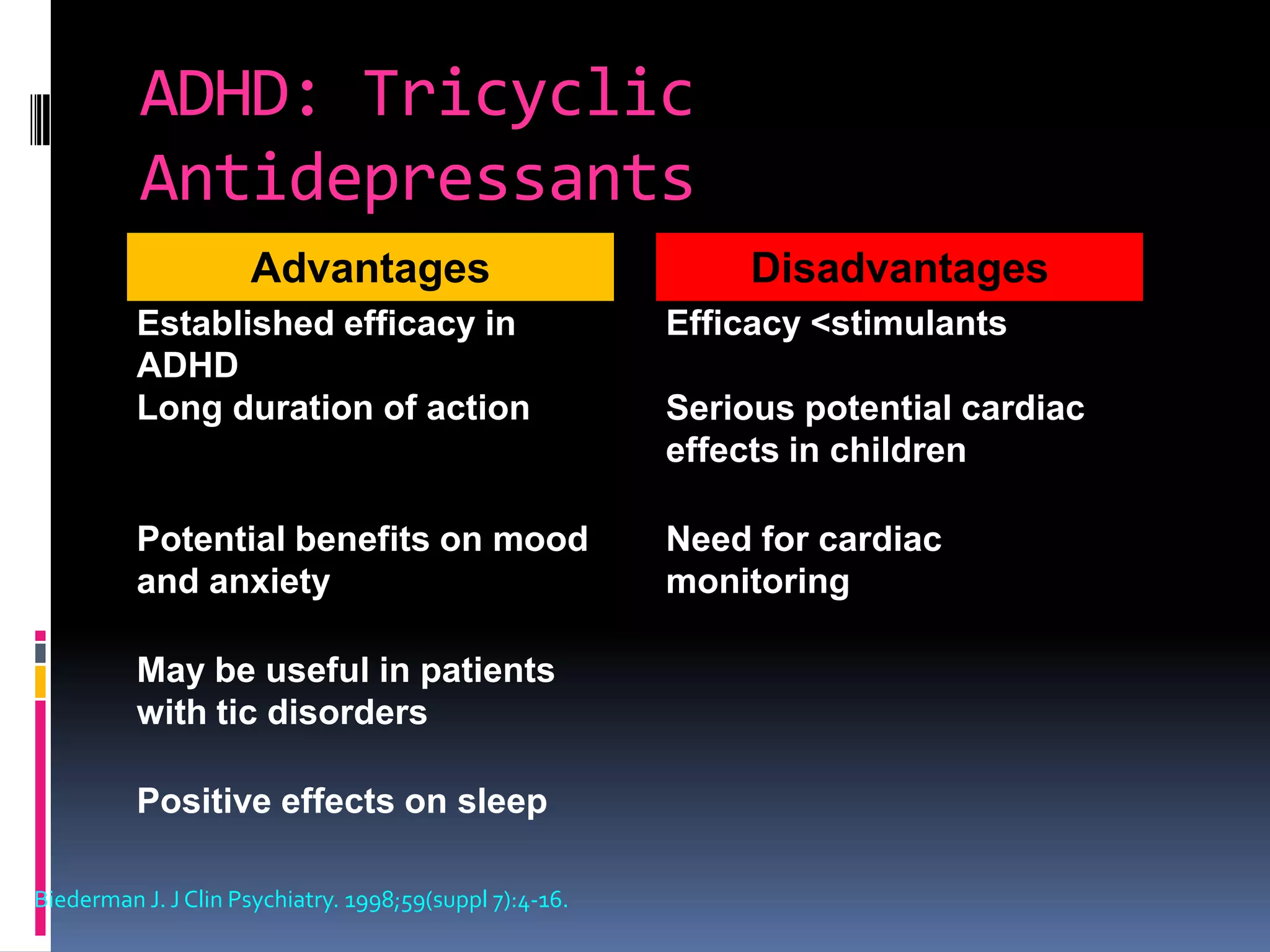 Advances in the pharmacotherapy of attention deficit hyperactivity ...