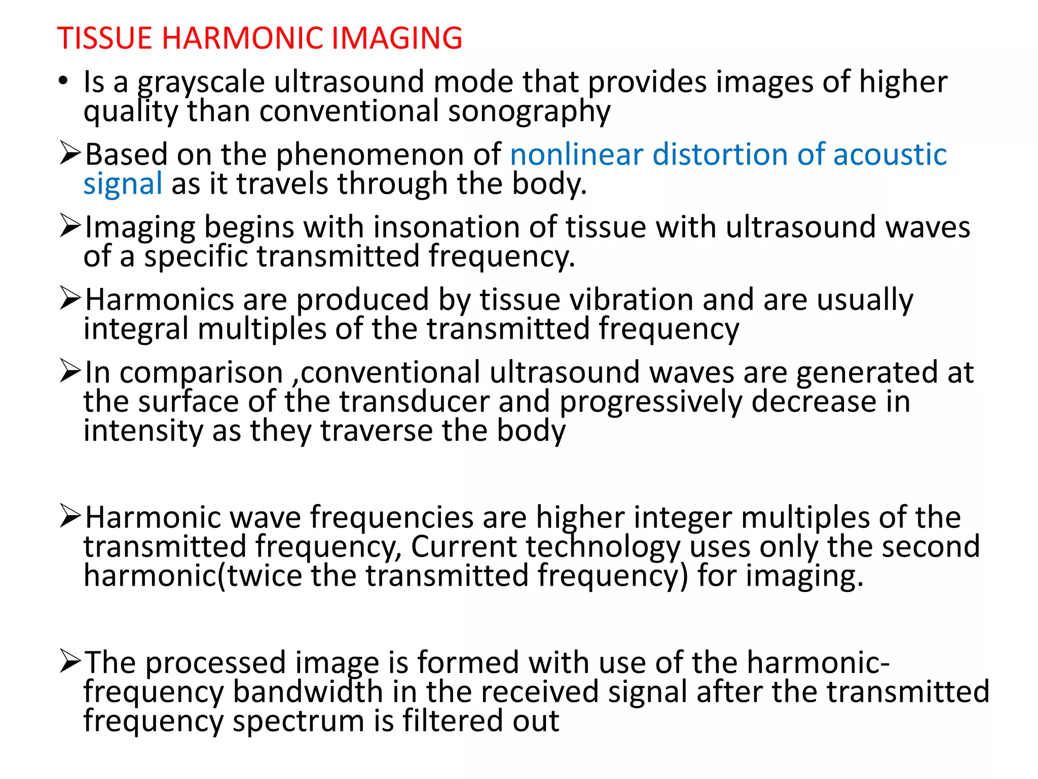 Advances in ultrasound | PPTX