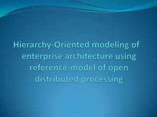 Advance software engineering rm odp | PPTX