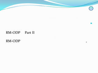 Advance software engineering rm odp | PPTX