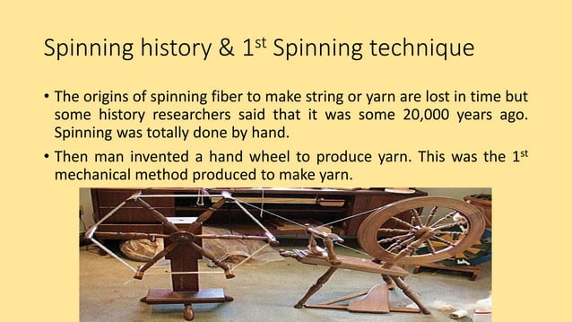 Advance spinning techniques | PPTX