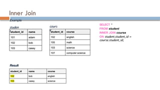 Comprehensive Guide to Advanced SQL Queries and Operations | PPTX