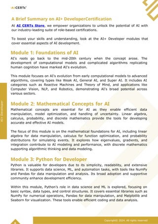 Advance Your Career with AI Development Certification – Shop Now! | PDF