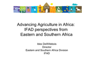 Advancing Agriculture in Africa: IFAD perspectives from Eastern and Southern Africa