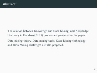 Advancing Knowledge Discovery and Data Mining