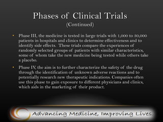 FDA Approval  The Food and Drug Administration (FDA)scientists and advisory committees review all clinical trial results and the company’s NDA (New Drug Application).  They decide whether the data justifies an approval for patient use and release in the marketplace.  Approval is a big cause for celebration!On average it takes 10 to 15 years and costs more than 800 million dollars to advance a potential new medicine from a research idea to a treatment approved by the (FDA).