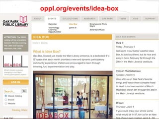 oppl.org/events/idea-box
 