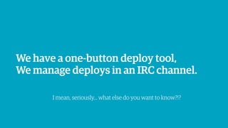 Advanced Topics in Continuous Deployment | PDF