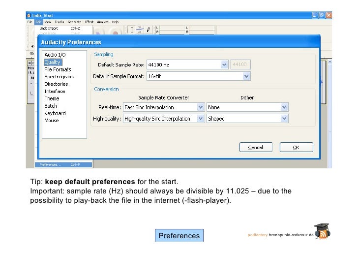 Advantage Audio (Part II): Audacity