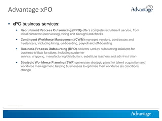 HRO Today Baker’s Dozen #1 MSP Provider, 2010International reachA global network of offices
