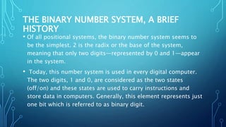 Advantage of binary number system | PPT
