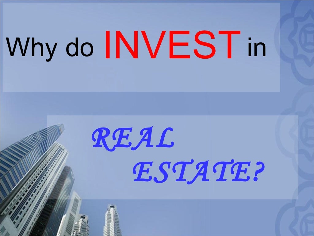 Advantages Of Real Estate Investment 101