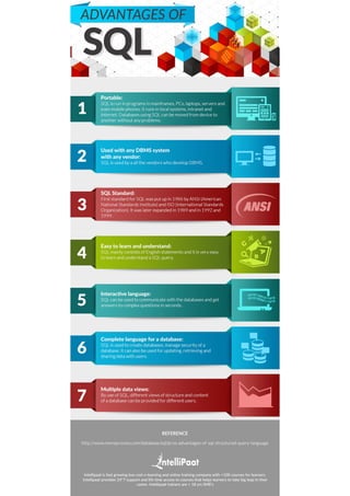 Advantages of SQL | PDF