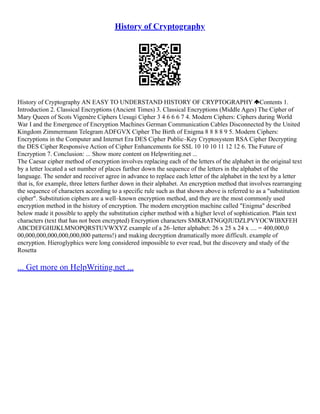 Advantages And Disadvantages Of Cryptography | PDF