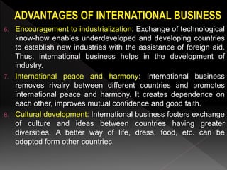 advantages and disadvantages of international aid