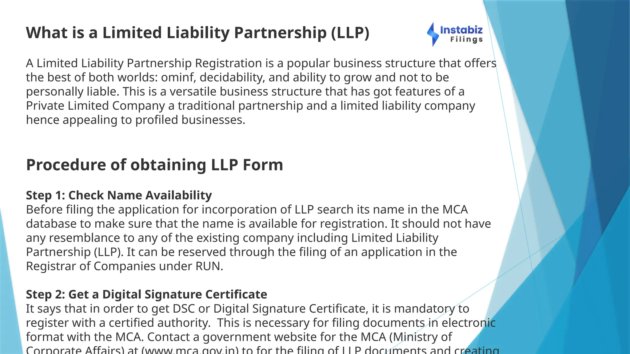 Advantages and disadvantages of llp pptx