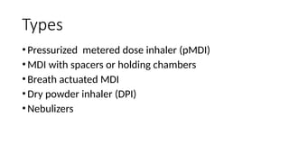 Comprehensive Overview of Metered Dose Inhalers in Respiratory Therapy ...