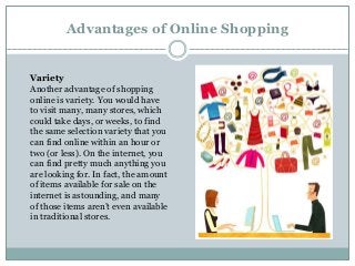 Advantages and disadvantages of online shopping