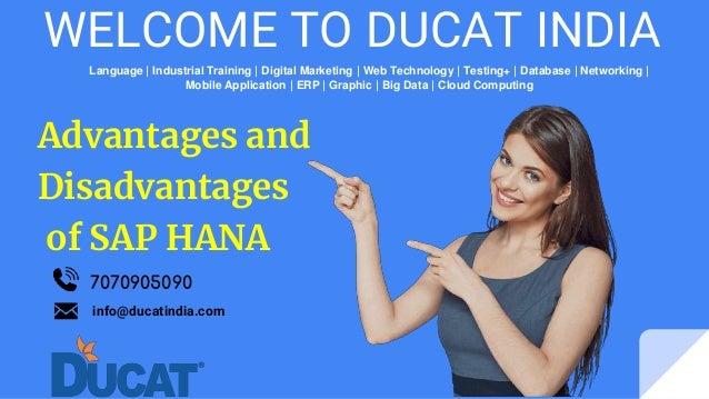 Advantages And Disadvantages Of Sap Hana