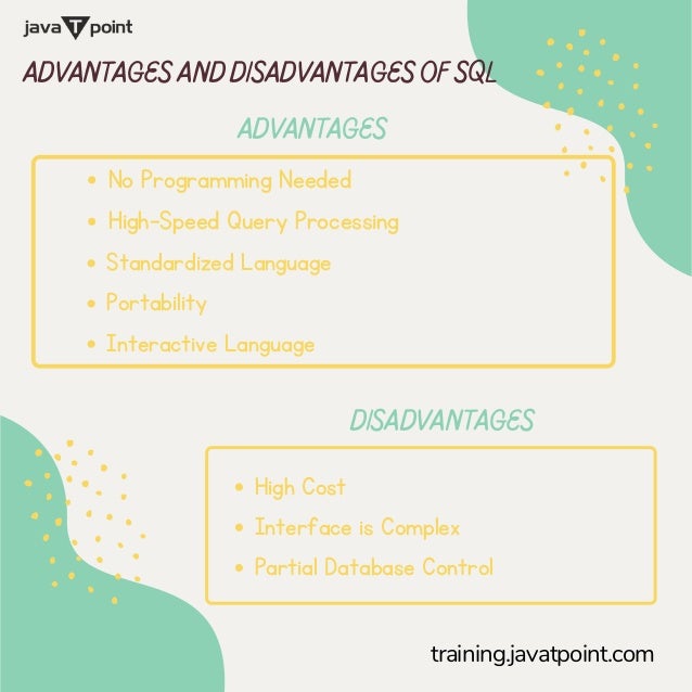Advantages and disadvantages of SQL.pdf | Free Download