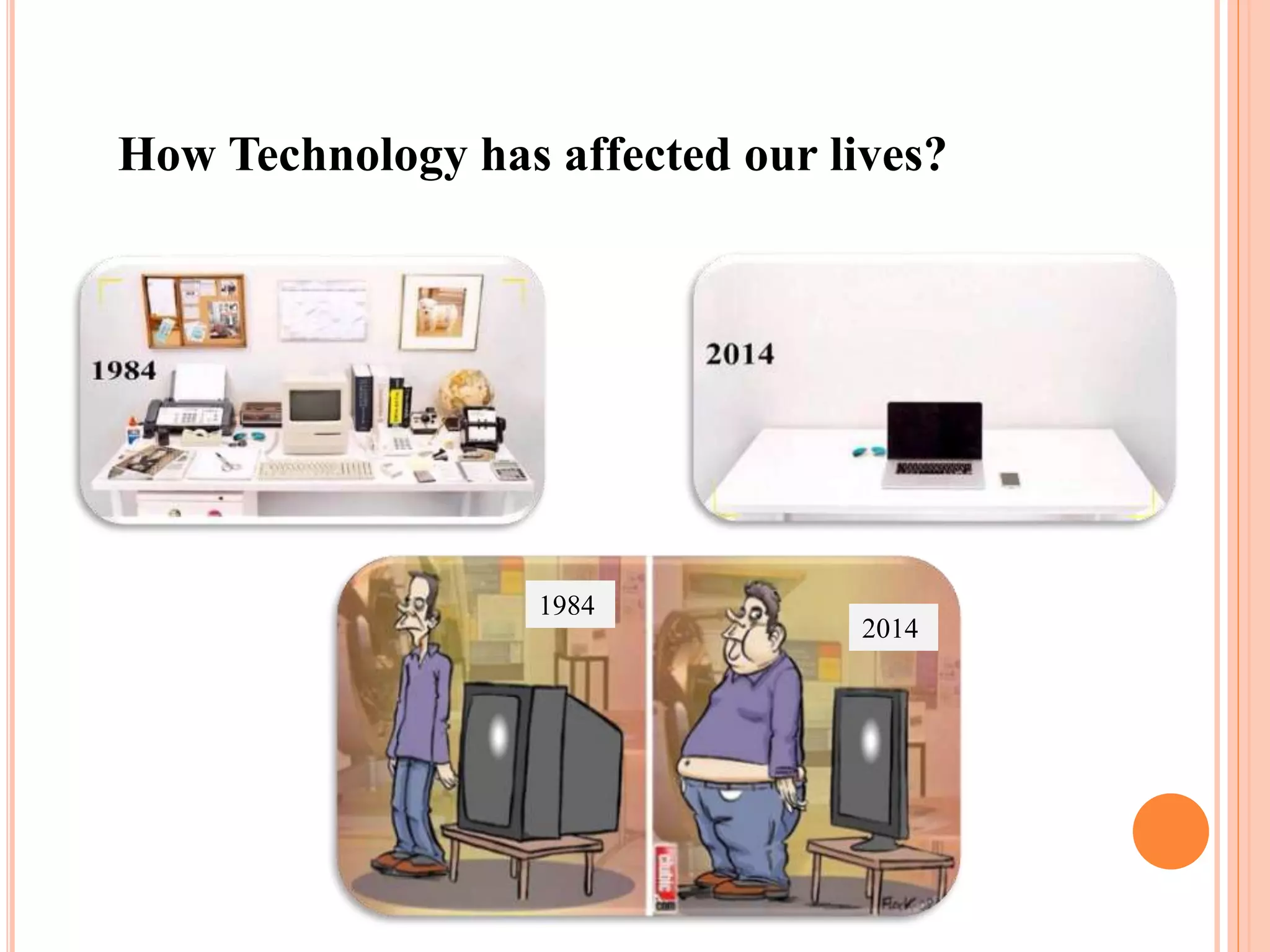 How Technology has affected our lives?
2014
1984