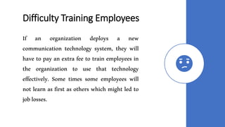 Advantages and disadvantages of technology in business communication | PDF